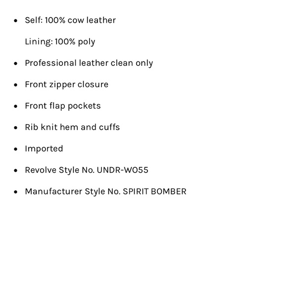 Understated Leather Spirit Bomber Jacket - Picture 4 of 4